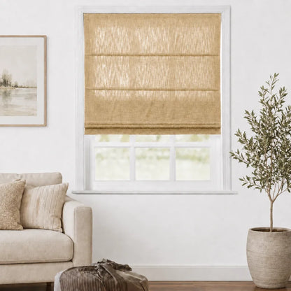 Everett Custom Cotton Roman Shades