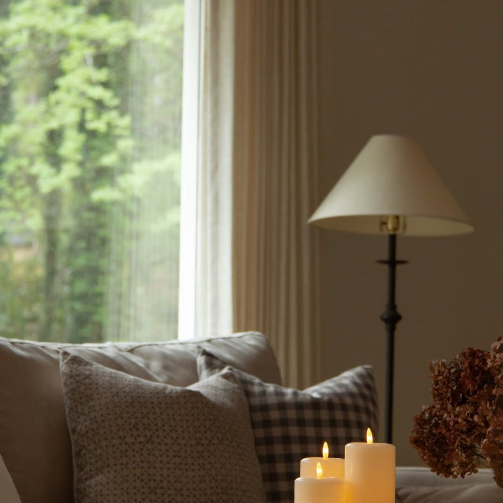 Lilea Linen Custom Curtains Drape Pleated - MorraHome