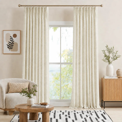 Rowan Luxury Custom Linen Pinch Pleat Curtains for Elegant Living Spaces