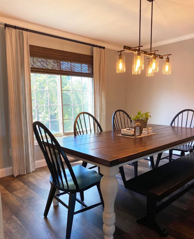 MorraHome Custom Bamboo Woven Wood Shades, Cordless