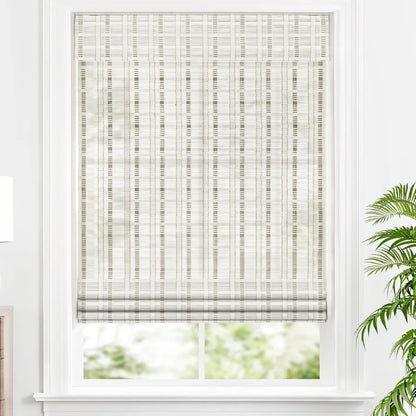 MorraHome Custom Bamboo Woven Wood Shades, Cordless