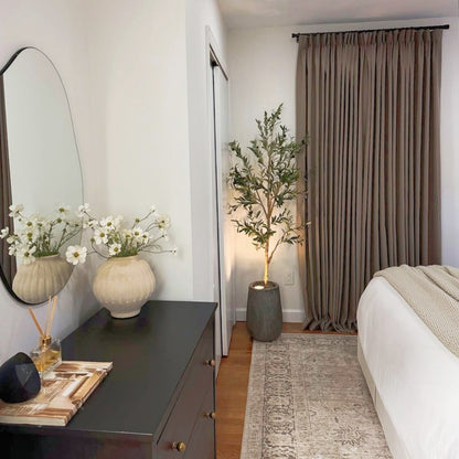 Custom Linen Curtain, Blackout and Light Ffiltering Options, for bedroom Living room