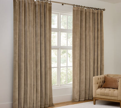 Niamh Velvet 100% Blackout Custom Curtain - MorraHome
