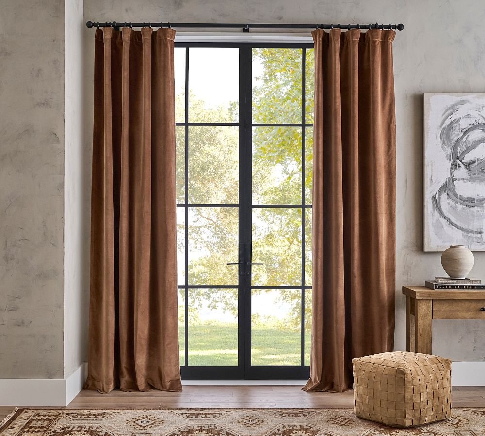 Niamh Velvet 100% Blackout Custom Curtain - MorraHome