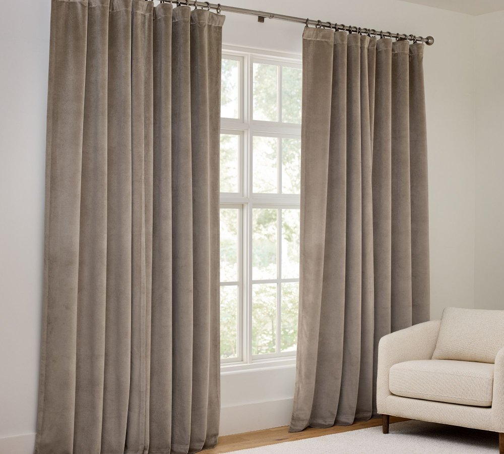 Niamh Velvet 100% Blackout Custom Curtain - MorraHome