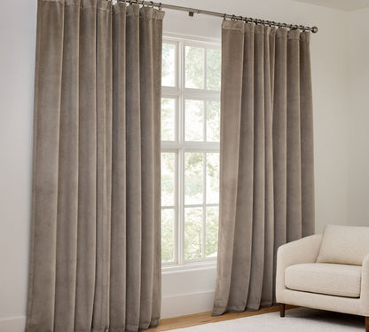 Niamh Velvet 100% Blackout Custom Curtain - MorraHome