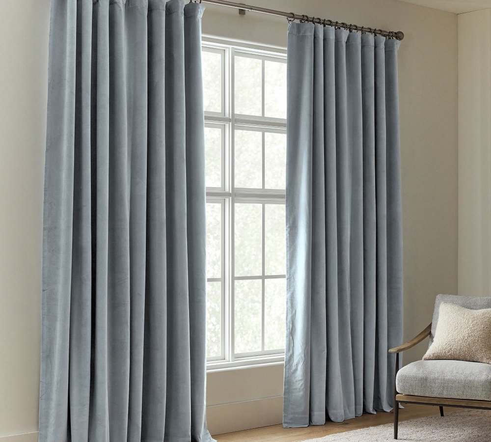 Niamh Velvet 100% Blackout Custom Curtain - MorraHome