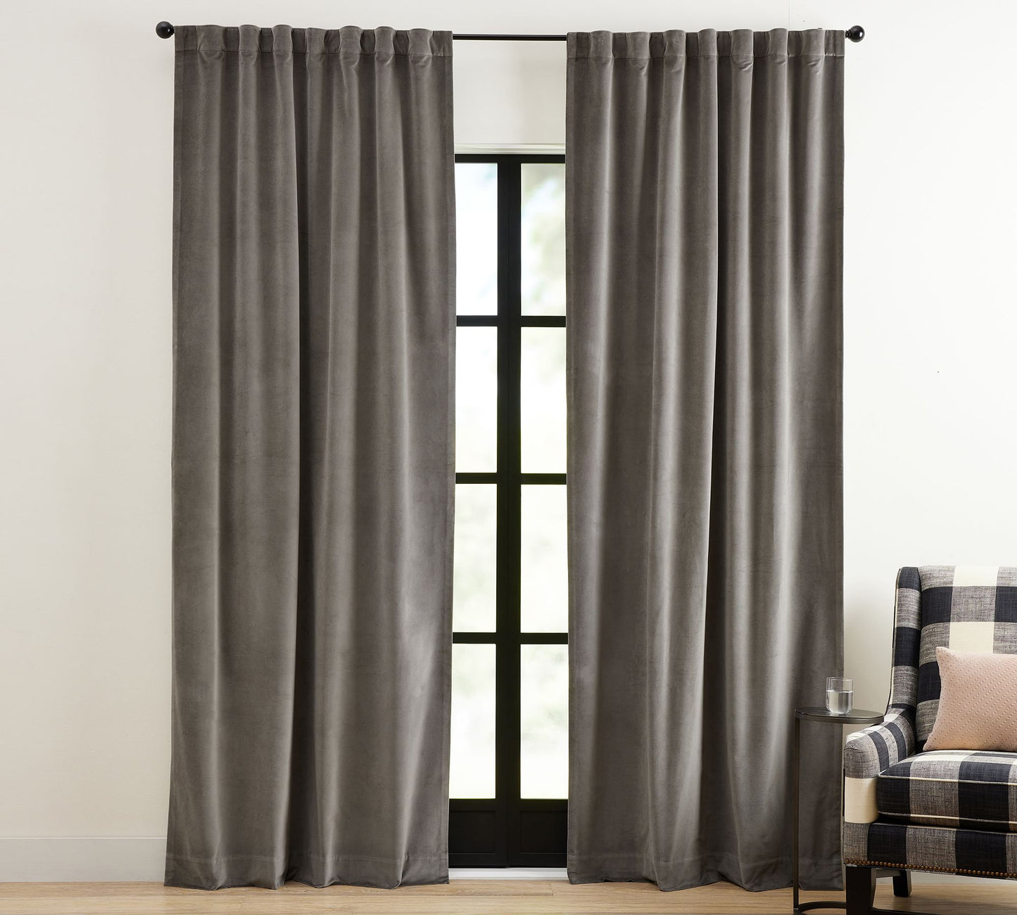 Niamh Velvet 100% Blackout Custom Curtain - MorraHome