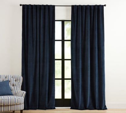 Niamh Velvet 100% Blackout Custom Curtain - MorraHome