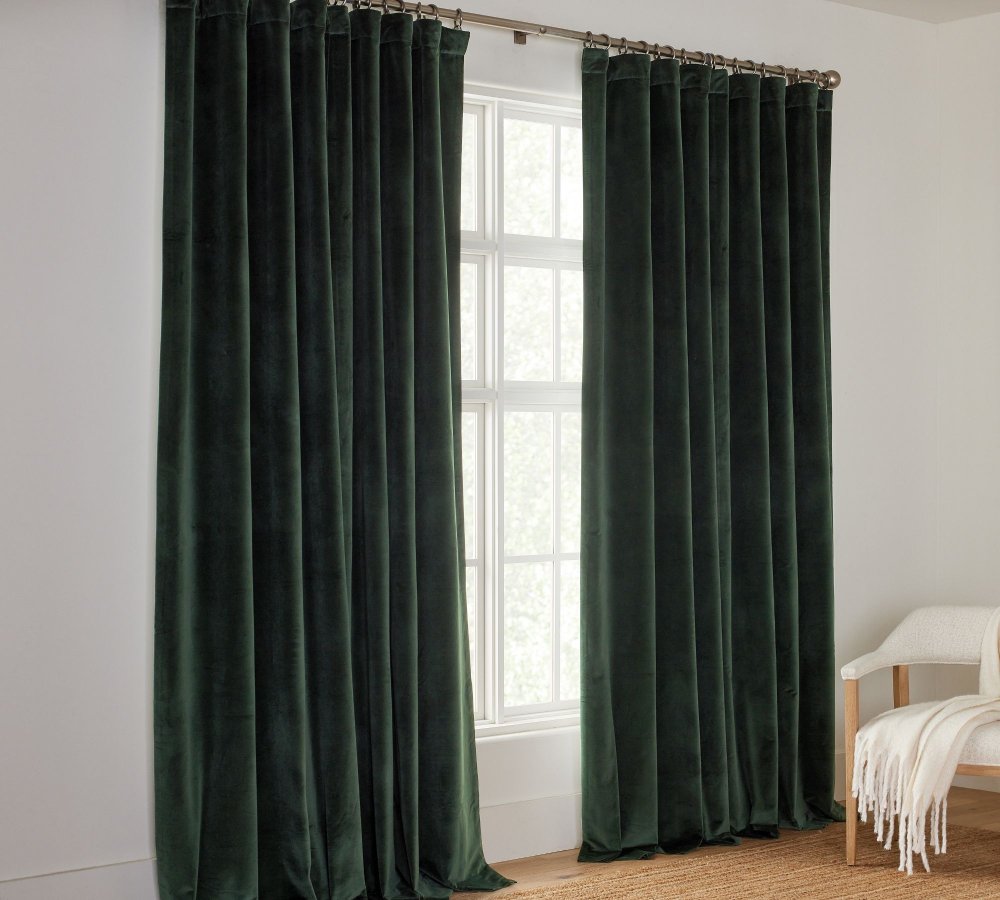 Niamh Velvet 100% Blackout Custom Curtain - MorraHome