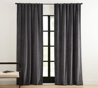 Niamh Velvet 100% Blackout Custom Curtain - MorraHome