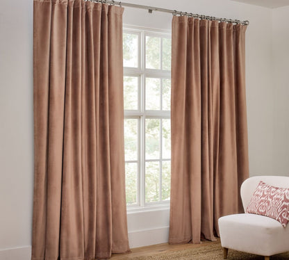Niamh Velvet 100% Blackout Custom Curtain - MorraHome