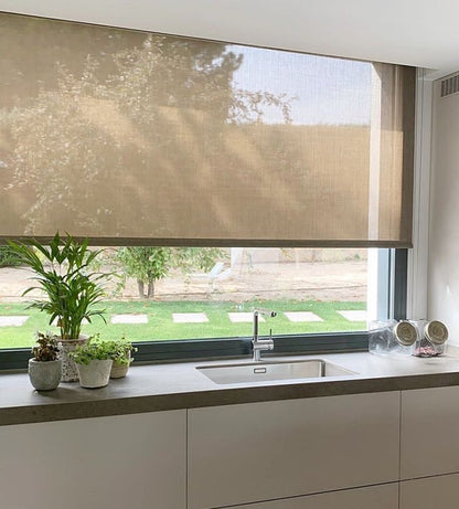 Oatley Premium Light Filtering Roller Shades, Cordless - MorraHome