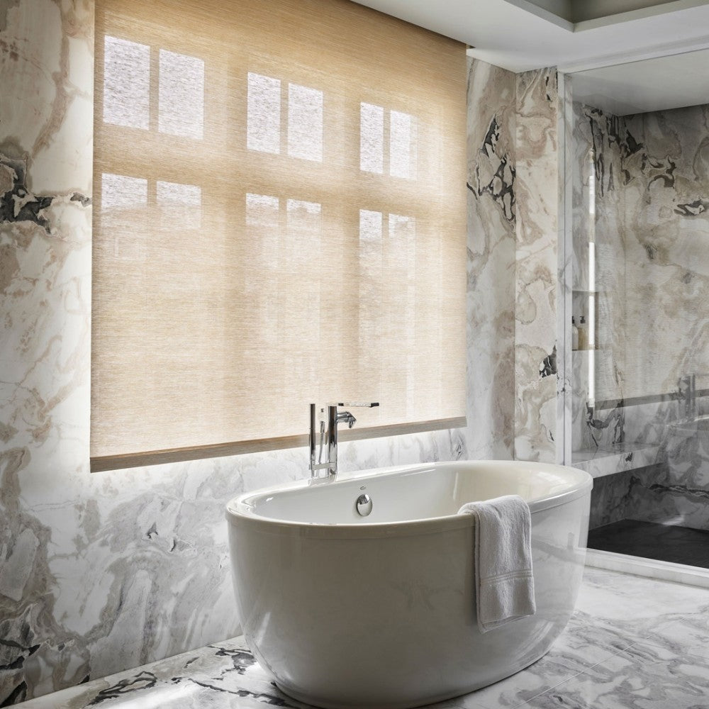 Oatley Premium Light Filtering Roller Shades, Cordless - MorraHome