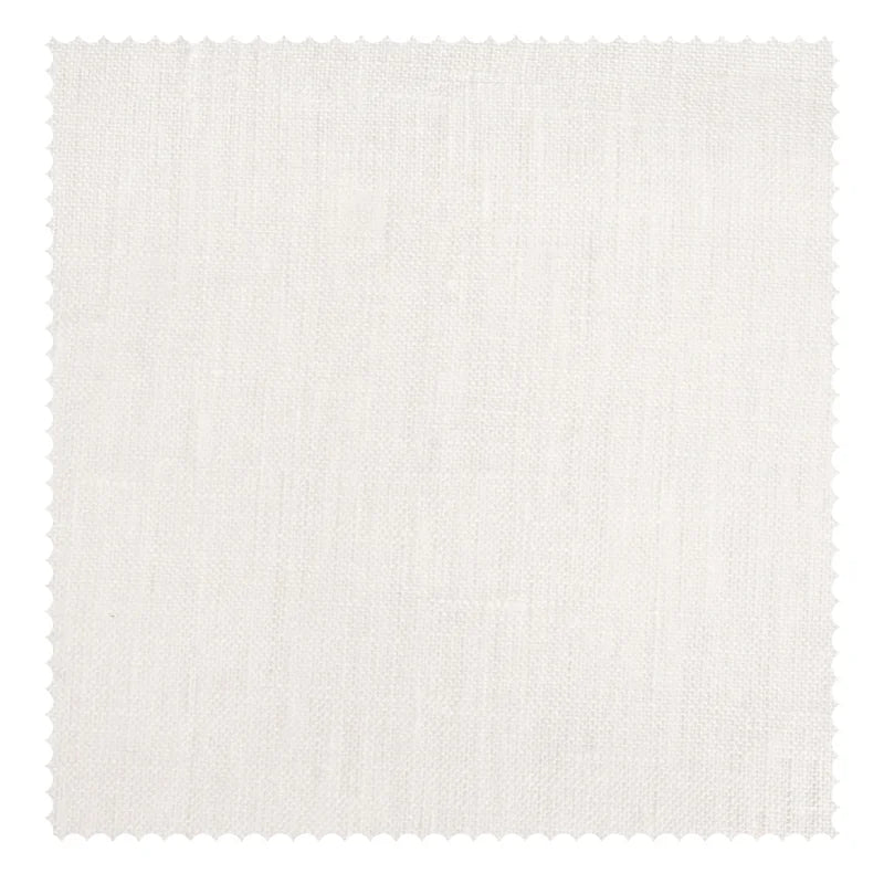 Asher Belgian Flax Linen Fabric Swatch - Off White