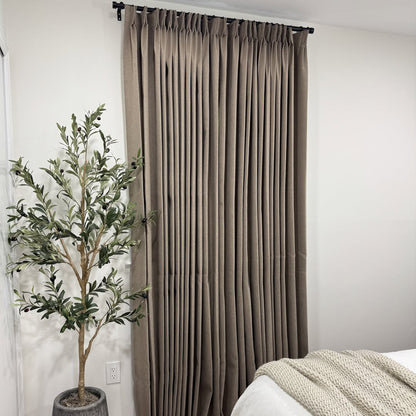 Custom Linen Curtains & Drape, Blackout and Ffiltering Options