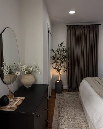 Custom Linen Curtains & Drape, Blackout and Ffiltering Options