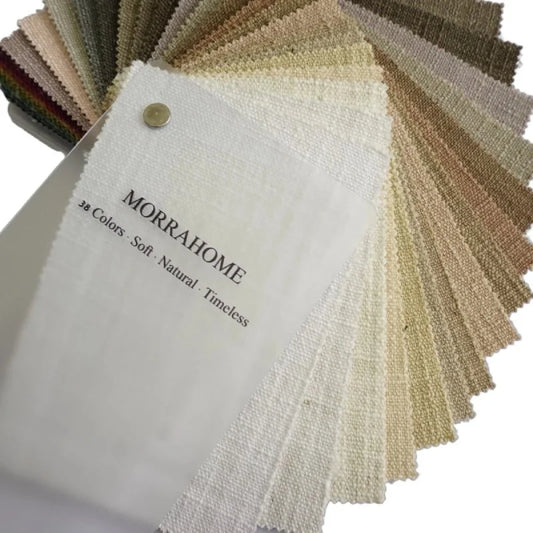 Linen Curtain Fabric Swatches Sample Book