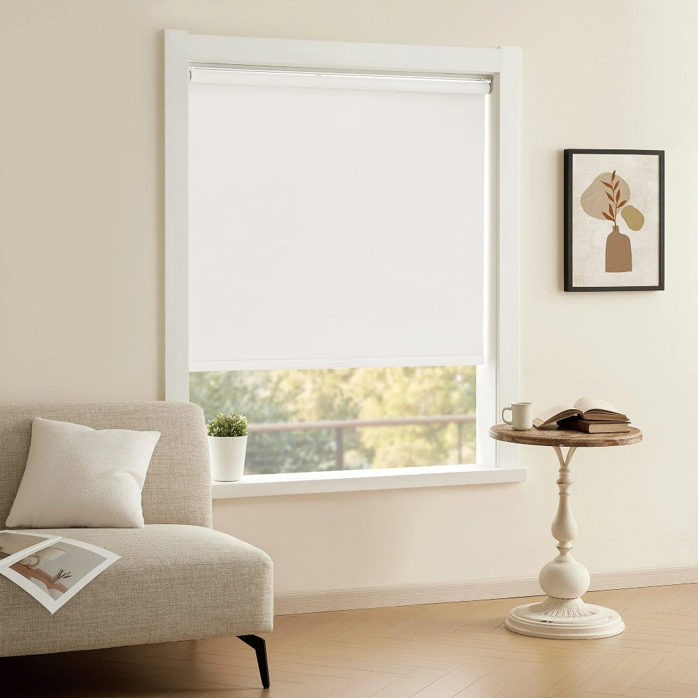 Serena 100% Blackout Roller Shades, Cordless - MorraHome