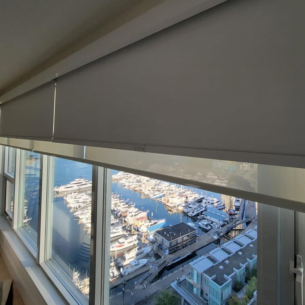 Serena 100% Blackout Roller Shades, Cordless - MorraHome