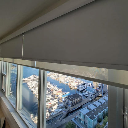 Serena 100% Blackout Roller Shades, Cordless - MorraHome