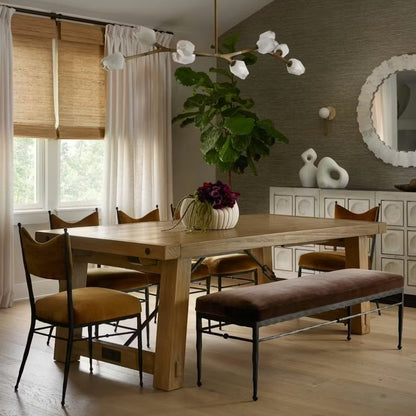 Woven Wood Shades: Natural Ramie Beige (Luxury Edition)