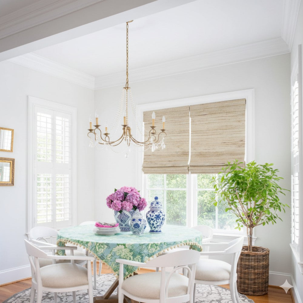 Woven Wood Shades: Natural Ramie Cashew
