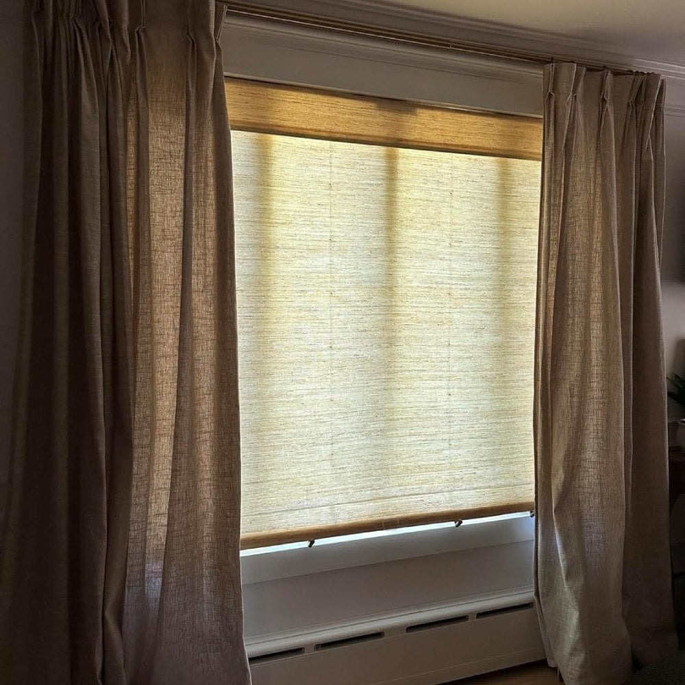 Woven Wood Shades: Natural Ramie Cashew