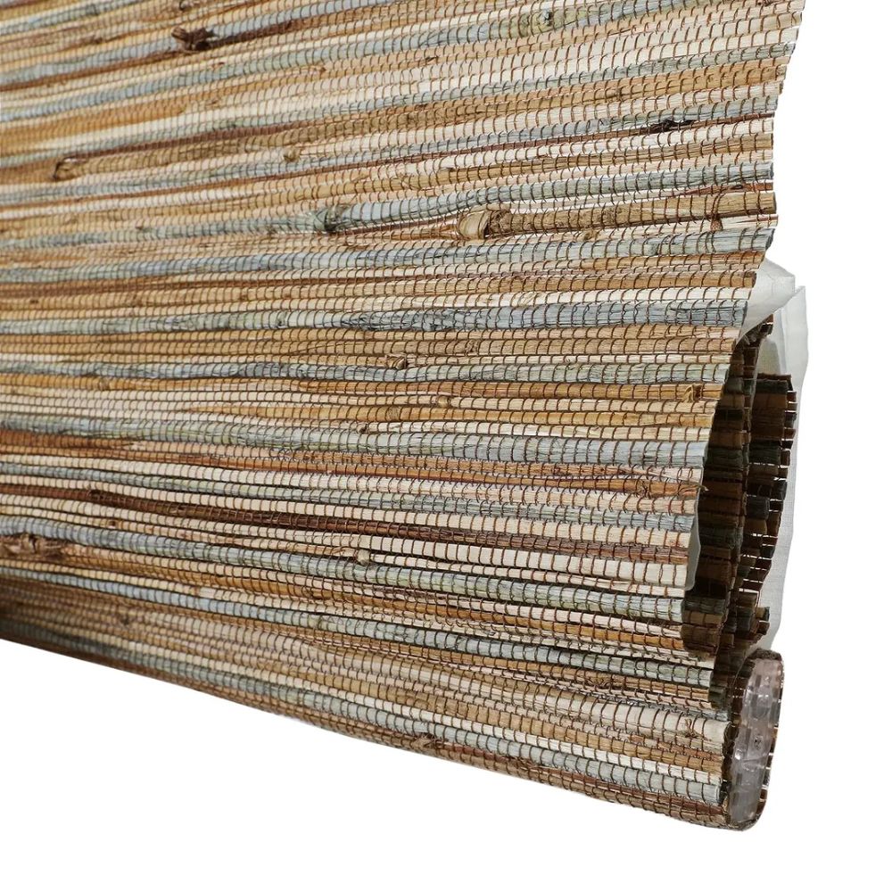 Woven Wood Shades: Natural Ramie Honeynut (Luxury Edition)