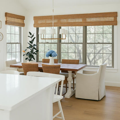 MorraHome Custom Bamboo Roller Shades - MorraHome