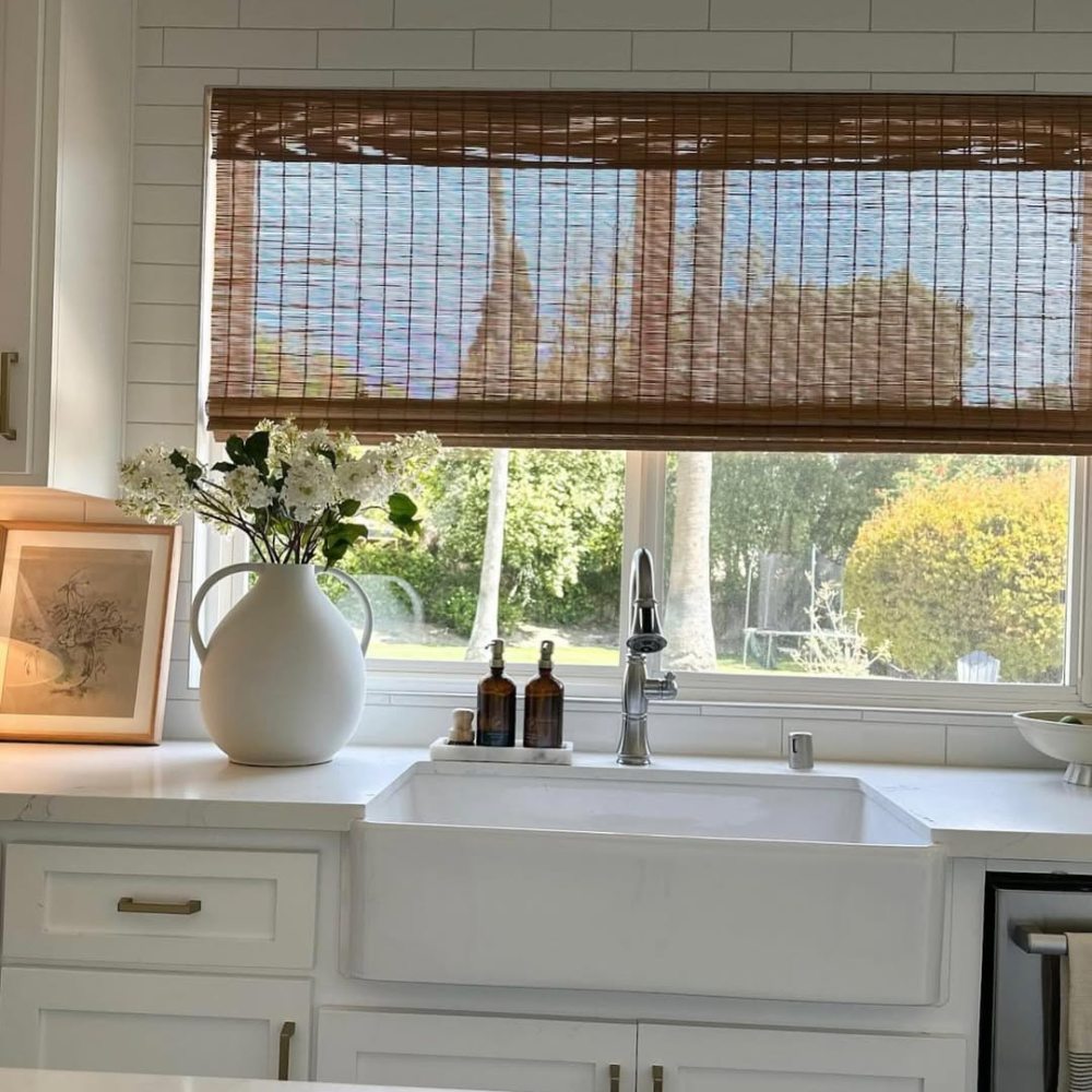 MorraHome Custom Bamboo Roller Shades - MorraHome