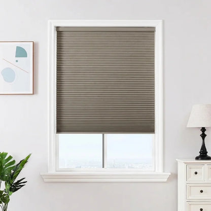 Custom No-Drill Cordless Blackout Cellular Shades