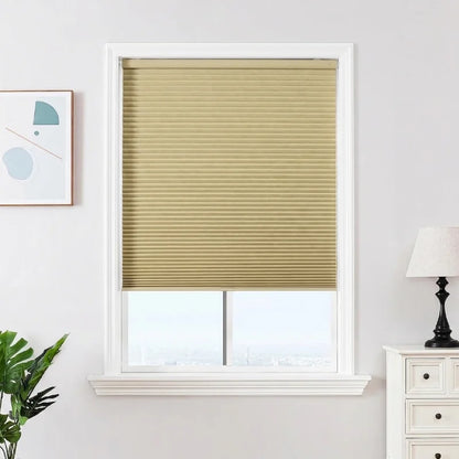 Custom No-Drill Cordless Blackout Cellular Shades