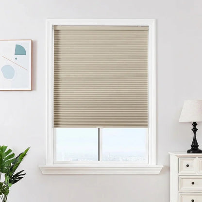Custom No-Drill Cordless Blackout Cellular Shades