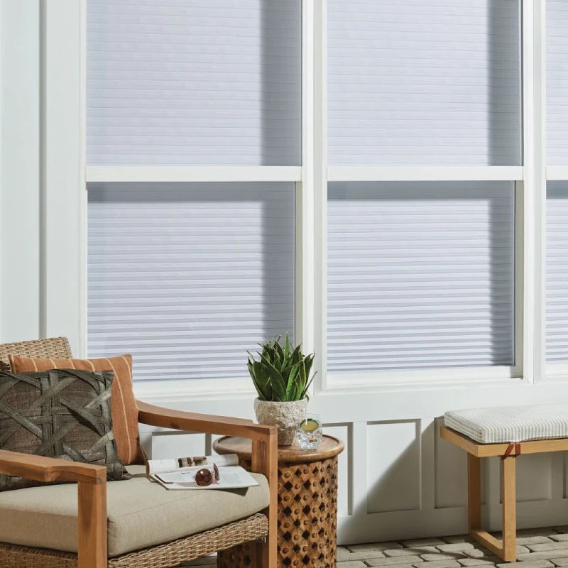 Custom No-Drill Cordless Blackout Cellular Shades
