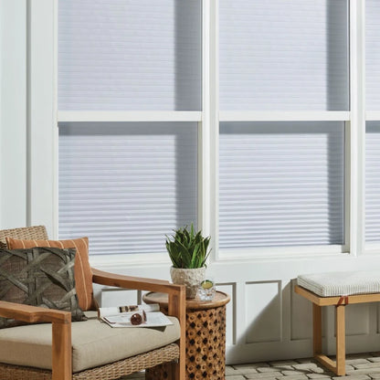 Custom No-Drill Cordless Blackout Cellular Shades
