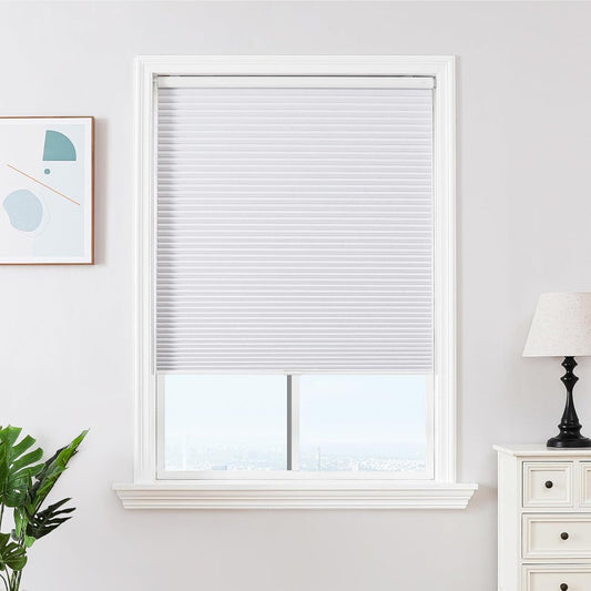 Custom No-Drill Cordless Blackout Cellular Shades