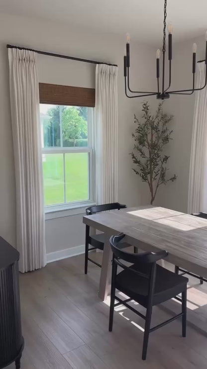 MorraHome Custom Bamboo Woven Wood Shades, Cordless